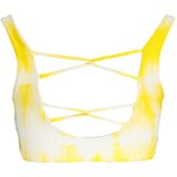 KARL LAGERFELD BEACHWEAR TOP WOMEN&#39;S COSTUME YELLOW | Shoptok.si