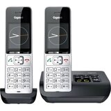Gigaset COMFORT 500A duo Analog /DECT telephone Caller ID Black, Silver | shoptok.hr