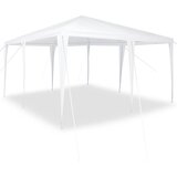 Šator za zabave Bijelo 400 x 400 x 266 cm Polietilen i čelik | shoptok.hr