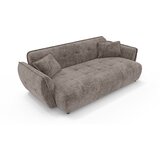 Ropez Smeđe-siva sofa od šenila 250 cm Nelia Big – | shoptok.hr