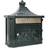  Stenska Poštna Škatla Zelena 40,5 x 16 x 45 cm Lit aluminij, (5000133028) | Shoptok.si