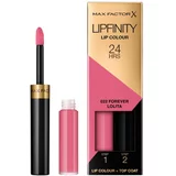 Max Factor set za ustnice - Lipfinity 2-Step Long Lasting Lipstick - 022 Forever Lolita
