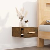  Zidni noćni ormarić boja dimljenog hrasta 35x35x20 cm | shoptok.hr