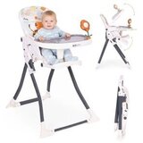 ECO TOYS HC301-2402 – Sklopiva hranilica za bebe s podesivim osloncem za noge, sigurnosnim pojasom i igračkama | shoptok.hr