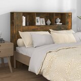vidaXL Uzglavlje s ormarićem boja dimljenog hrasta 140x18,5x104,5 cm | shoptok.hr