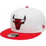 Chicago Bulls Baseball Kapa 9Fifty NBA White Crown Patches White M/L