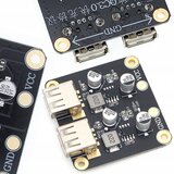 Rosfix Pretvornik Napetosti 2-Kanalni USB Polnilec – Step Down, 6–24V na 5V, 2x USB, 3A | Za Avto in DIY, (22137222) | Shoptok.si