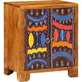 vidaXL Bivak Multicolor 50x35x60 Masivni les Akacija | Shoptok.si