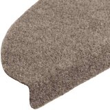  Prostirke za stepenice, samoljepljive, 10 kom, 65x21x4 cm, bež, poluokrugle, velike | shoptok.hr