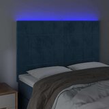  Uzglavlje tamnoplavo 144x5x118/128 cm baršunasto | shoptok.hr