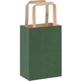  Papirnate vrećice 50 kom s ručkama zelene 15x8x21 cm | shoptok.hr