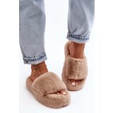 Boto Women's Furry Slippers Beige Biella | shoptok.hr