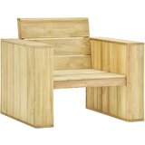 vidaXL Vrtni stol 89x76x76 cm iz impregnirane borovine, (20659839) Cene