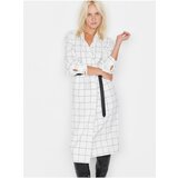 Trendyol White women's checkered midi dress - Women's | Shoptok.si
