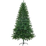 vidaXL Božično drevo med 150 LED z stojalom Zelena 150 cm PE | Shoptok.si