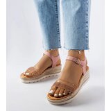 Gemre Pink wedge sandals Bussière | shoptok.hr