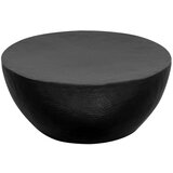  Klubska mizica iz sploščenega aluminija 70x30 cm črna | Shoptok.si