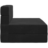 SK Zložljiv kavč postelja Črna 70 x 80 x 60 cm Blago, (5000300744) | Shoptok.si