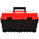 vidaXL Škatla za orodje plastična 462x256x242 mm rdeča | Shoptok.si