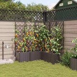 Vrtna saksija 5 pcs Smeđa 120 x 120 x 142 cm Plastika | shoptok.hr