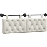  Držeće uzglavlje Zidne Krema 130 x 55 x 7 cm Baršun - Krema 120 cm bez LED | shoptok.hr