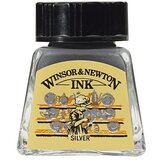 WINSOR & NEWTON Tinta za crtanje (Srebrne boje, 14 ml, Boca) | shoptok.hr