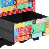 vidaXL Nočne omarice Večbarvno Les Srednje Trajno Nočna omarica | Shoptok.si