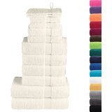  12-dijelni vrhunski set ručnika SOLUND krem 600 gsm | shoptok.hr