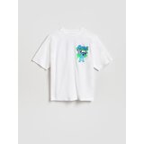 Reserved Pamučna majica Lilo i Stitch - bijela | shoptok.hr