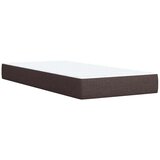  Podesivi krevet s madracem 2 kom. Tamno smeđa Tkanina 200 x 200 cm | Shoptok.si