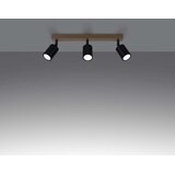  Sollux SL.1293 - Spot svetiljka VERDO 3xGU10/10W/230V crna | Eponuda.com