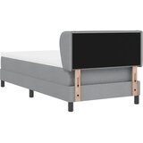  s opruga kutije Svjetlosiva 90 x 190 cm tkanina | shoptok.hr