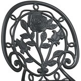  3-dijelni vrtni bistro set crni lijevani aluminij | shoptok.hr