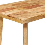  Blagovaonski stol Prirodna 100 x 55 x 75 cm Čvrsto drvo manga | shoptok.hr