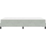 Box spring krevet Svijetlo siva 120 x 220 cm tkanina | shoptok.hr
