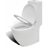 Keramička Keramična WC školjka pretok vode zadaj bela, (20766867)