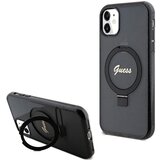 Guess RING STAND SCRIPT GLITER MAGSAFE OVITEK ZA IPHONE 11 XR ČRN, (21833472) | Shoptok.si