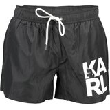 KARL LAGERFELD BEACHWEAR SWIMSUIT BLACK MEN'S BOTTOM | ePonuda.com