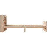  Posteljni okvir z vzglavjem 90x200 cm trdna borovina, (21311158) | Shoptok.si