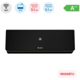 Chigo Klima 18000BTU, 5.1kW, A++, R32, -25°C ~ 50°C, s grijačem, WiFi, crna | shoptok.hr