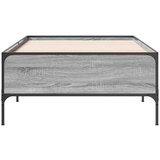 Okvir za krevet boja hrasta 90x200 cm konstruirano drvo i metal | shoptok.hr