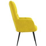  Stolica za opuštanje boja senfa baršunasta | shoptok.hr