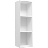 Furnova Knjižna / TV omara bela 36x30x114 cm iverna plošča, (21924813) | Shoptok.si