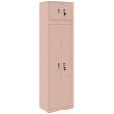 Ormarić za pohranu 2 kom. Ružičasta 60 x 40 x 220 cm Čelik | shoptok.hr
