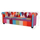 vidaXL Komplet chesterfield kavčev iz blaga | Shoptok.si