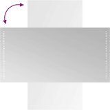 vidaXL led kopalniško ogledalo 50x100 cm | Shoptok.si