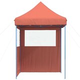 Šator za svadbe - šator za zabave Terakota 200 x 200 x 306 cm Oxford tkanina - Terakota s dvije bočne zidove Da | shoptok.hr