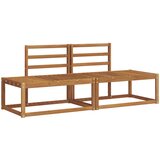  Set vanjskih sofa 2 pcs Prirodna 182,5 x 63 x 73 cm | Eponuda.com