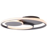 Brilliant LED prigušiva plafonska svetiljka RUNDA LED/50W/230V 3000-6500K crna + daljinski upravljač | Eponuda.com