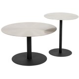 Zuiver Črna/v zlati barvi kovinska okrogla mizica ø 60 cm Snow – | Shoptok.si